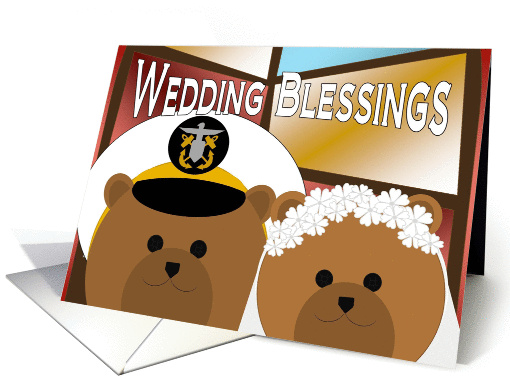 Wedding Blessings - Navy Officer Groom & Civilian Bride -... (1068349)