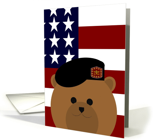 Missing My Favorite Army Member - American Flag card (1071251)