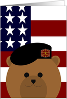 Missing My Favorite Army Member - American Flag card