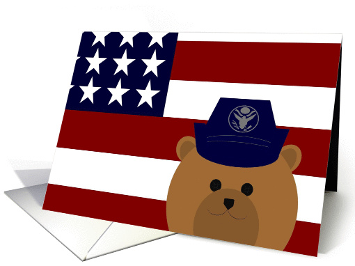 Thinking of My Favorite Airman - Female card (1075148)