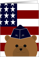 Thinking of My Favorite Air Force Officer - Garrison Cap card