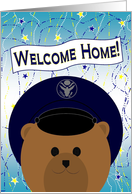 Welcome Home! Air Force - Enlisted Uniform Cap Bear/Male card