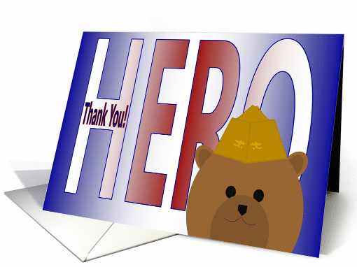 Thank You for Your Service - Navy Pilot/Officer card (1086468)