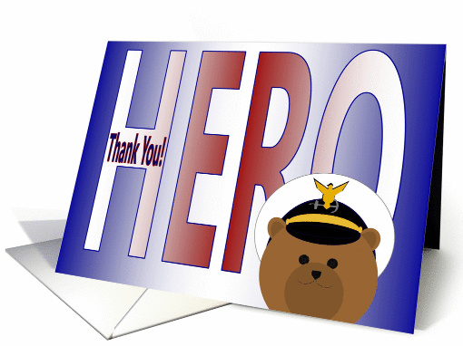 Thank You for Your Service - Coast Guard Officer Male card (1086486)