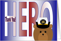 Thank You for Your Service - Coast Guard Enlisted Female card