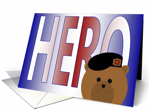 Veterans Day - Thank You - Black Beret Army Soldier card (1087420)