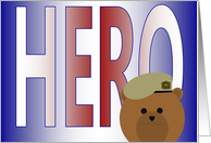 Memorial Day Card for Family of Fallen Hero - Army Ranger Beret card