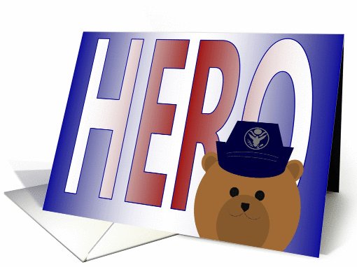 Happy Birthday to a Hero or Legend? - Air Force Enlisted Female card