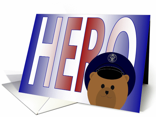 Happy Birthday to a Hero or Legend? - Air Force Enlisted Male card