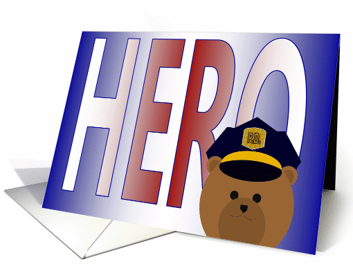 Happy Birthday to a Hero or Legend? -Police Officer card (1096416)