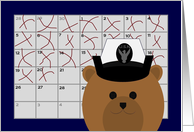 Calendar Counting Down the Days! - To Navy Sailor/Female card