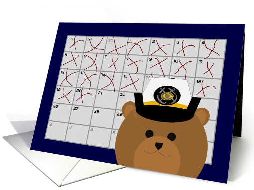 Calendar Counting Down the Days! - To Coast Guard/Coastie/Female card