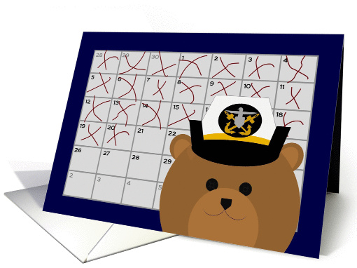 Calendar Counting Down the Days! - To Navy Officer/Mom card (1099060)