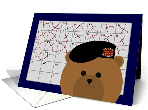Calendar Counting Down the Days! - From Black Beret Army Member card