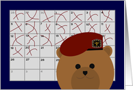 Calendar Counting Down the Days! - From Army Airborne card