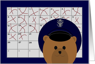 Calendar Counting Down the Days! - From Air Force Officer/Male card