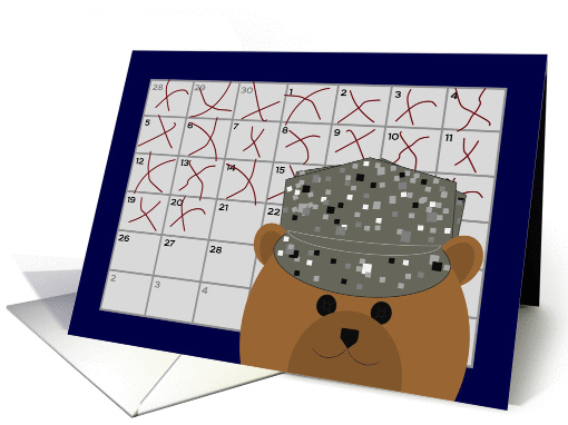 Calendar Counting Down the Days! - To Air Force Airman/Cousin card