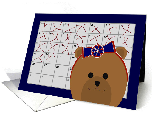 Calendar Counting Down! - For Sweet Daughter card (1099750)