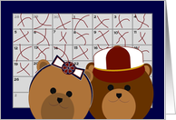 Calendar Counting Down! - For Fun-Loving Grandkids card