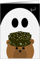 Missing Daughter Halloween - FROM Army Soldier card