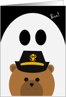 Missing Daughter Halloween - FROM Army Officer Female card