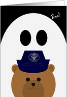 Missing Daughter Halloween - FROM Air Force Enlisted/Female card