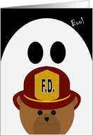 Missing Son Halloween - FROM Fire Fighter card