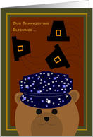 Counting Thanksgiving Blessings Across the Miles - TO Navy Sailor card