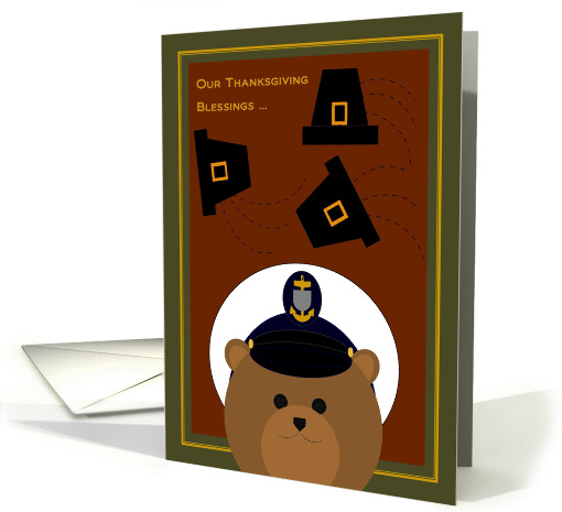 Counting Blessings Across Miles/TO Coast Guard Chief Male card