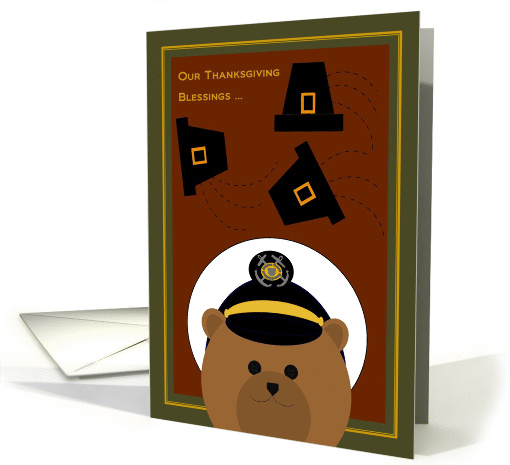 Counting Blessings Across Miles/TO Coast Guard Enlisted Male card