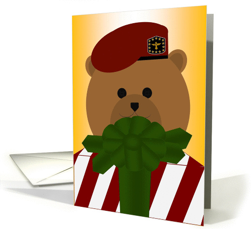 Best Christmas Gift is You In My Life - To Army Airborne Soldier card