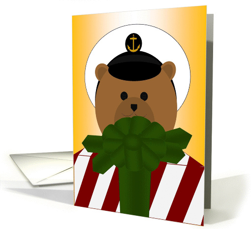Best Christmas Gift is You In My Life - To Navy Sailor Male card
