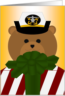 Best Christmas Gift is You In My Life - To Navy Officer Female card