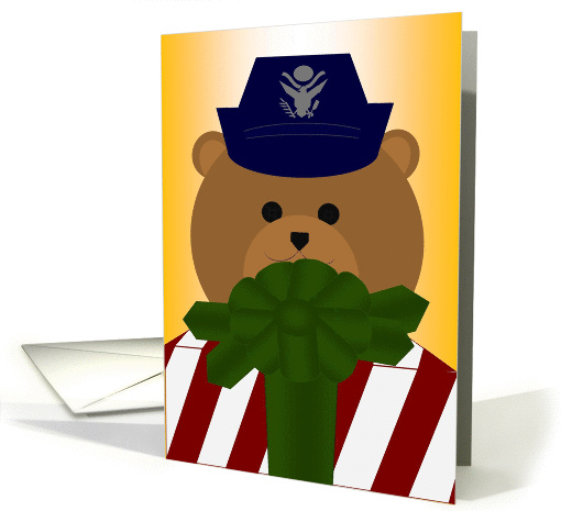 Best Christmas Gift is You - To Air Force Officer Granddaughter card