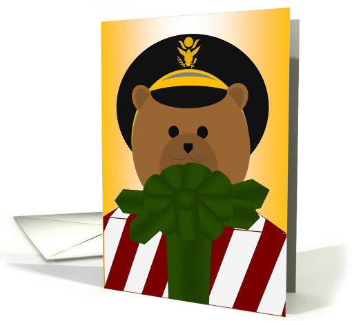 Best Christmas Gift is You In My Life - To Army Officer Brother card