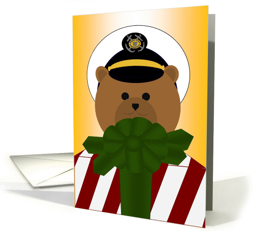Best Christmas Gift is You -To Coast Guard Enlisted Grandson card
