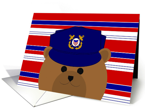 Thank You for Your Service - Coast Guard - Working Uniform card