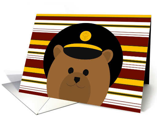 Thank You for Your Service - Army Enlisted Soldier - Male card