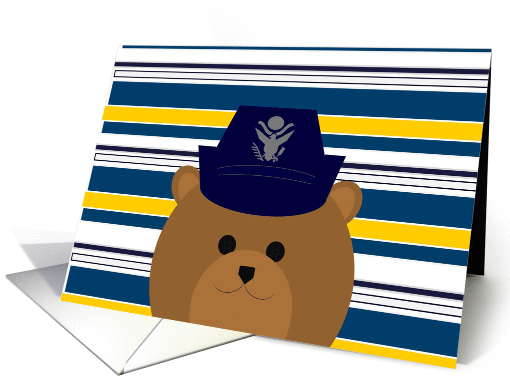 Thank You for Your Service - Air Force Officer - Female card (1143166)