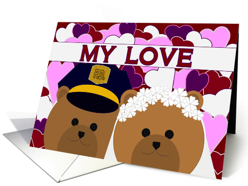 Love Sharing Our Lives/To Police Officer Husband card (1147448)