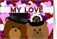 Love Sharing Our Lives/ To Navy Chief Wife card
