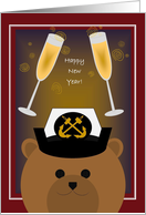 Happy New Year! To Navy Chief - Female card