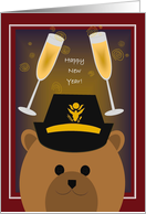 Happy New Year! To Army Officer - Female card