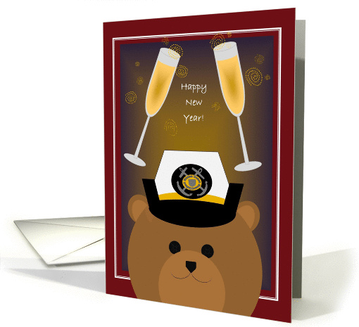 Happy New Year! To Coast Guard Enlisted - Female card (1148824)