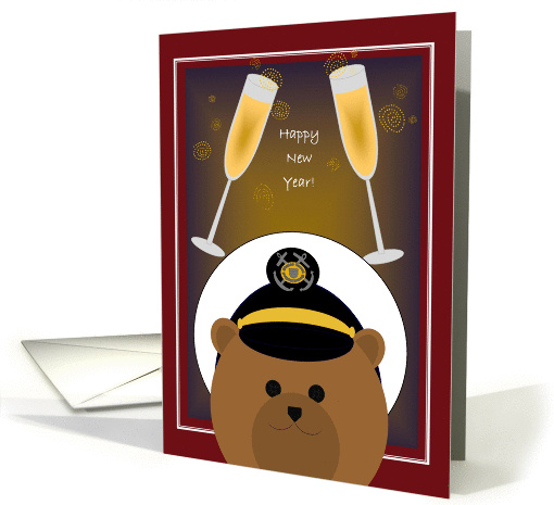 Happy New Year! To Coast Guard Enlisted - Male card (1148826)