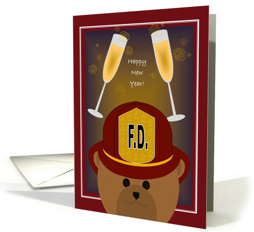 Happy New Year! To Your Favorite Firefighter card (1148836)