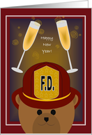 Happy New Year! To Your Favorite Firefighter card