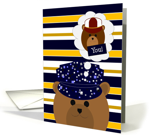 Navy Sailor Thinking of Son card (1150154)