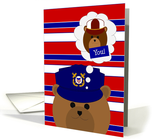 Coast Guardsman Thinking of Son card (1150172)