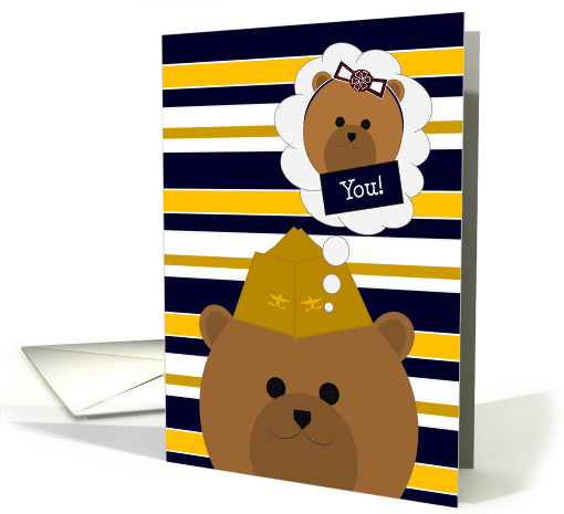Navy Aviator - Daughter, I Believe in You! Encouragement card
